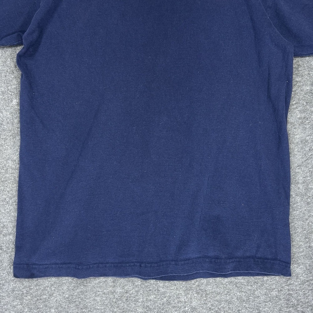Vintage 90s Stanley Mouse T shirt Mens L Blue 1996 Eric Clapton Flaming Guitar - Picture 6 of 12
